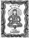 Mindful Meditation: Continuing Lines Coloring Book by Corey Zen