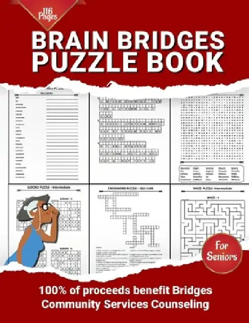 Brain Bridges Puzzle Book by Hayley Venard