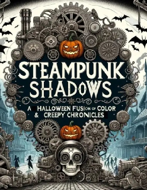 SteamPunk Shadows: A Halloween Fusion of Color & Creepy Chronicles by Brian Nagajew