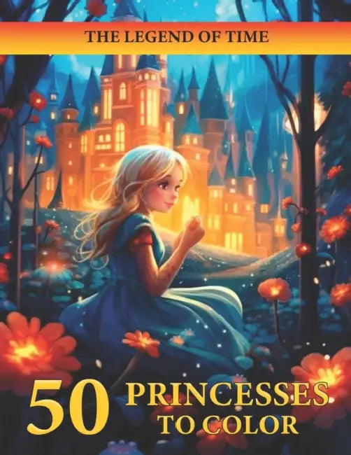 50 Princesses To Color
