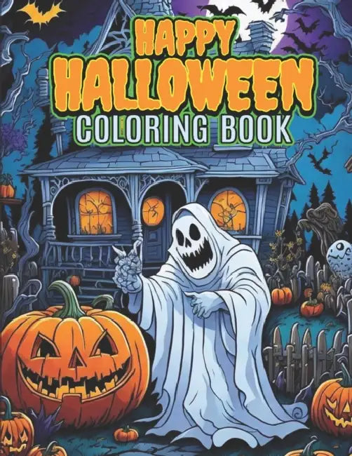Happy Halloween Coloring Book