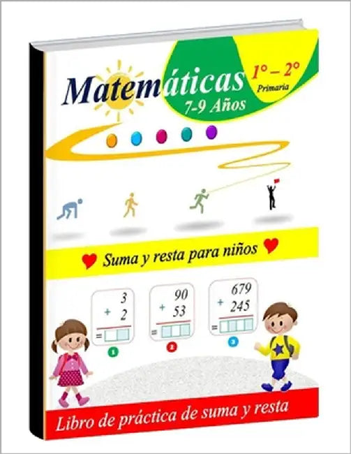 Matemáticas Nivel 1 - 2 de Primaria: Libro de práctica de sumas y restas para niños by Aghlyas, Hassan