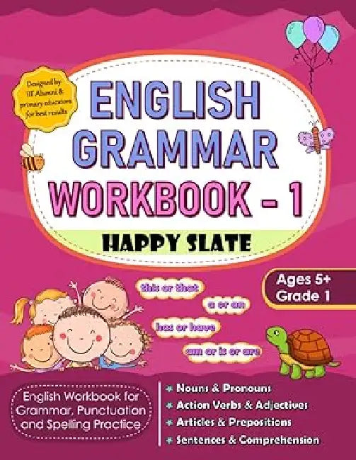 English Grammar Workbook - 1: English Workbook for Grammar, Punctuation and Spelling Practice by Manu Bedi Singh