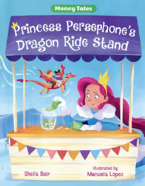 Princess Persephone's Dragon Ride Stand by Sheila Bair, Manuela López