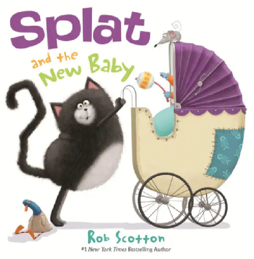 Splat and the New Baby by Rob Scotton, Rob Scotton