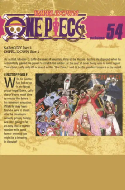 Unstoppable. (One Piece, Vol. 54) by Eiichiro Oda