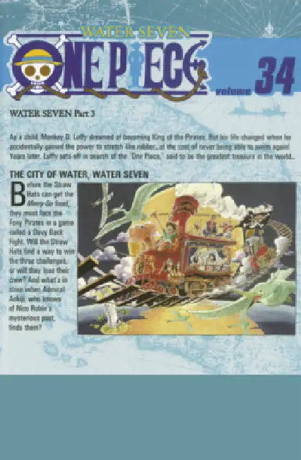 City of Water, Water Seven. (One Piece, Vol. 34) by Eiichiro Oda