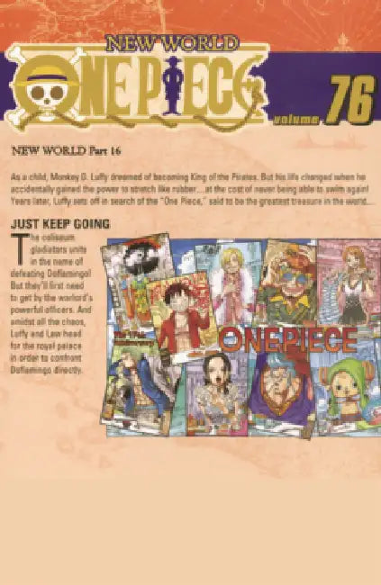 Just Keep Going. (One Piece, Vol. 76) by Eiichiro Oda