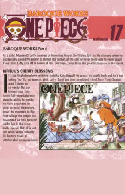 Hiriluk's Cherry Blossoms. (One Piece, Vol. 17) by Eiichiro Oda