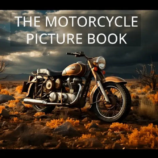The Motorcycle Picture Book: Amazing illustrations of all types of motorcycles by Javier Sanz