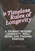 9 Timeless Rules of Longevity: A Journey Beyond Longevity, Well-being and Finding Purpose by Jessica Sloan