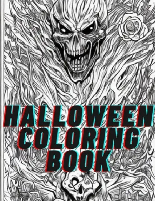 halloween coloring book: for ages teen to adult by Jason Ramsdell