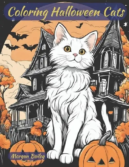 Coloring Halloween Cats by Morgan Bailey