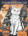 Coloring Halloween Cats by Morgan Bailey