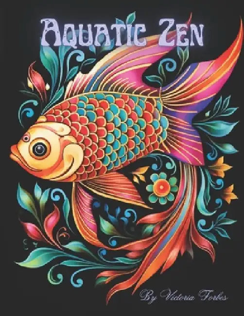 Aquatic Zen: Fish Mandalas Coloring Book by Victoria Q. Forbes