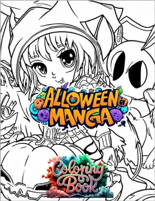 Halloween manga: coloring book by Sarnataro, Ciro
