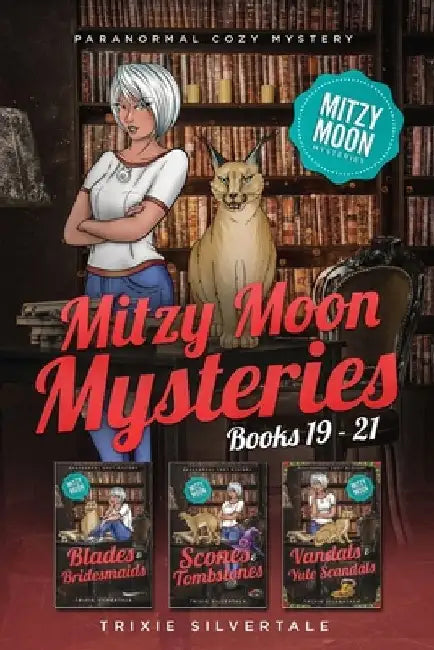 Mitzy Moon Mysteries Books 19-21: Paranormal Cozy Mystery by Trixie Silvertale