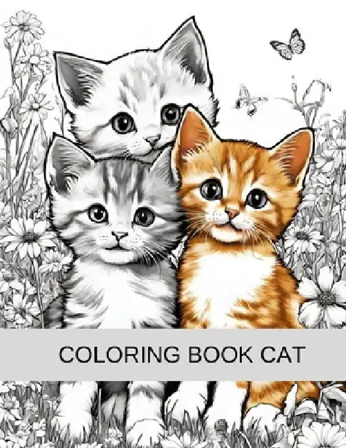 Coloring book cat by Rose El Rose