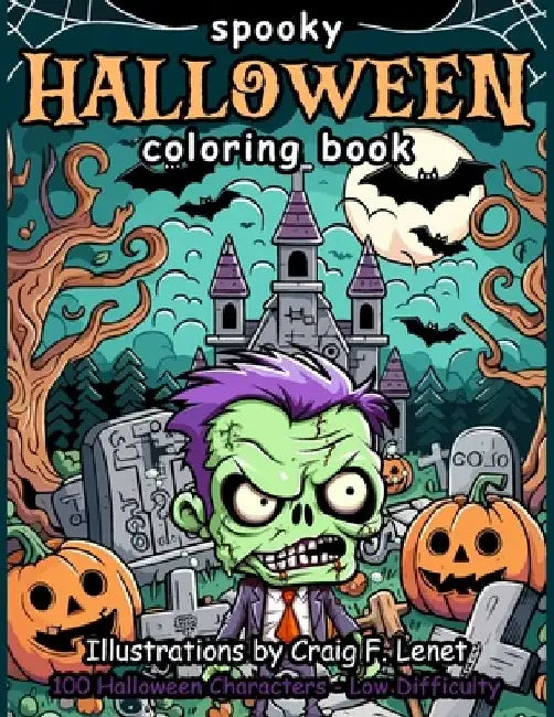 Ink Me: Spooky Halloween Coloring Book by Andrés C. G