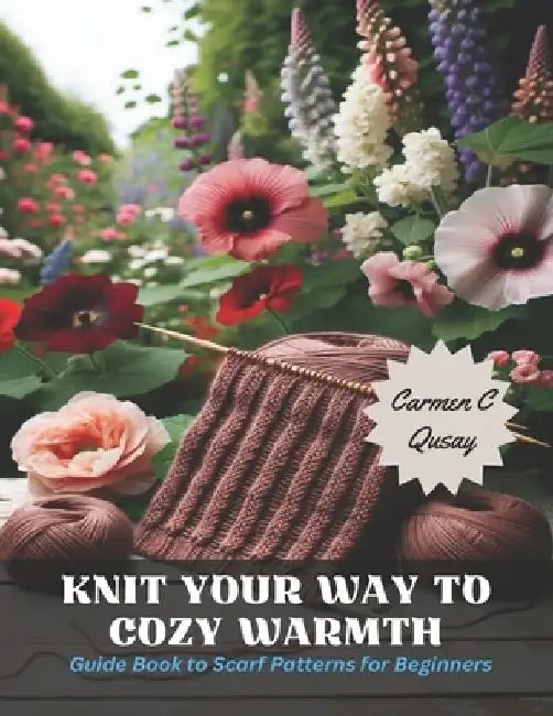 Knit Your Way to Cozy Warmth: Guide Book to Scarf Patterns for Beginners by Carmen C. Qusay