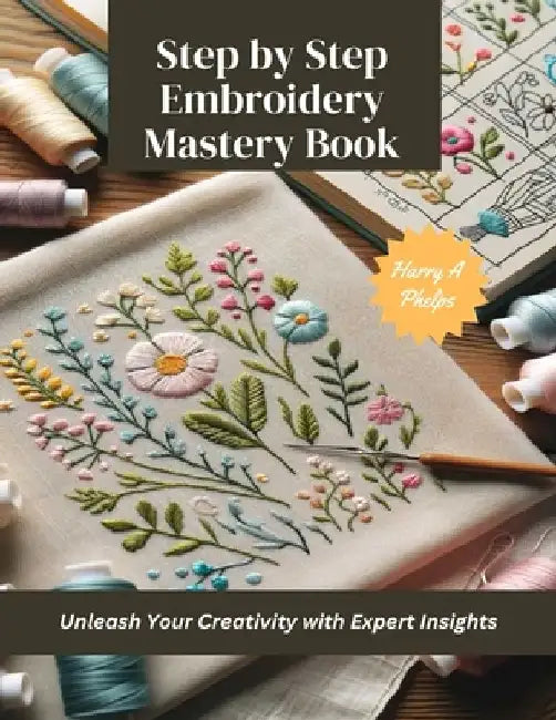 Step by Step Embroidery Mastery Book: Unleash Your Creativity with Expert Insights by Harry A. Phelps