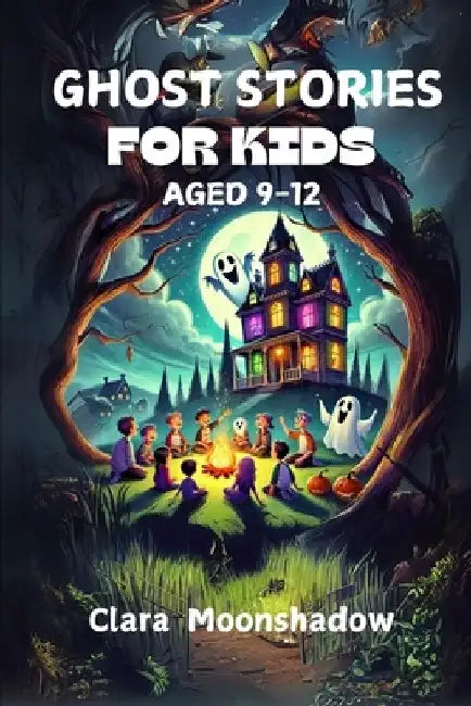 Ghost Stories for Kids Aged 9-12: Halloween Tales and Spooky Campfire Mysteries- Scary Stories to Tell in the Dark by Clara Moonshadow