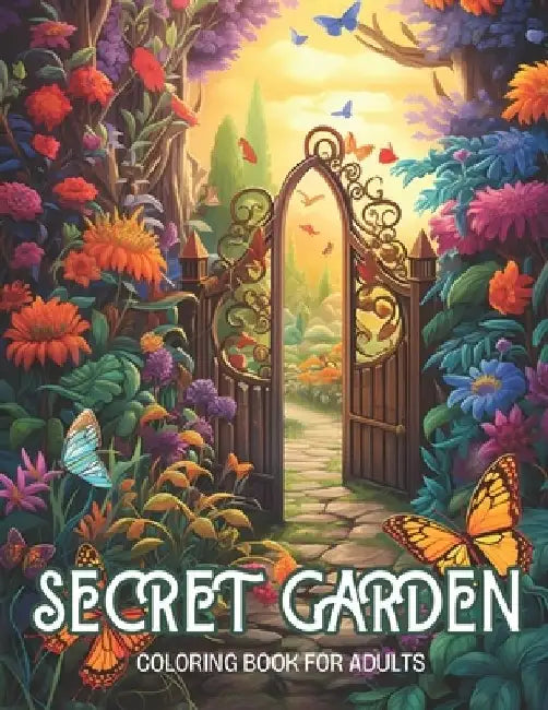 Secret Garden Coloring Book for Adults: Stress Relief Beautiful Landscapes Coloring Book for Adults, Perfect for Relaxation - 50 Coloring Pages by Artful Palette
