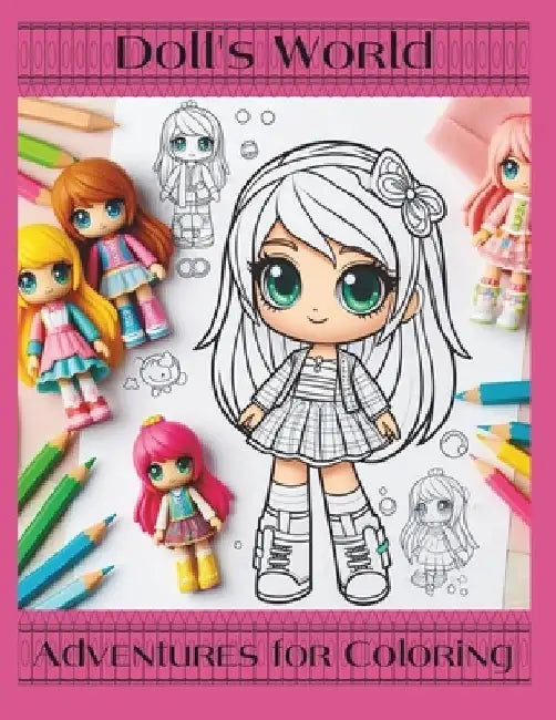 "Doll's World: Coloring Adventures" "Discover a Kingdom of Fantasy with These Adorable Dolls Ready to Color and Create Amazing Stories." by Pablo Suazo
