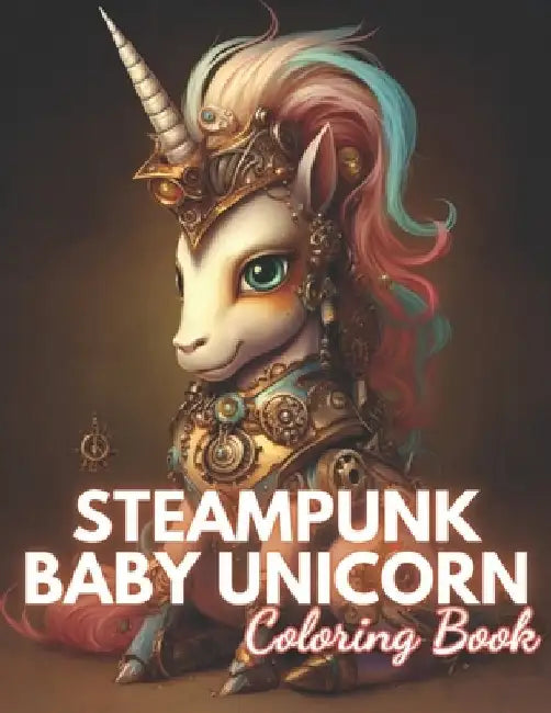 Steampunk Baby Unicorn Coloring Book for Adults: 100+ Unique and Beautiful Designs for All Fans by Patricia Shaw