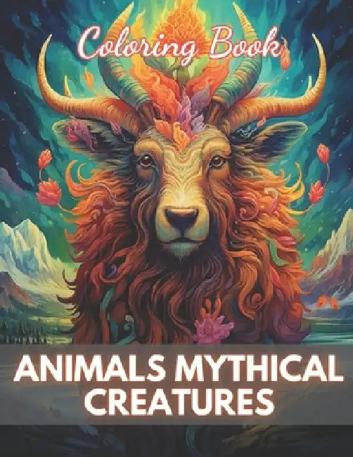 Animals Mythical Creatures Coloring Book: 100+ New Designs for All Ages by Yasmine Harrison