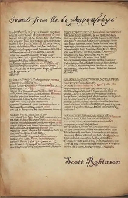 Sonnets from the Apocalypse: Tales of the End of All Things by Scott Robinson