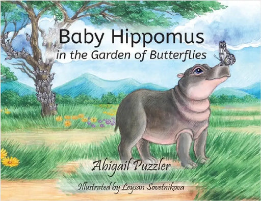 Baby Hippomus in the Garden of Butterflies by Puzzler, Abigail