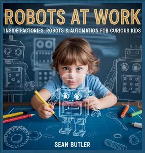 Robots at Work: Inside Factories, Robots & Automation for Curious Kids by Sean Butler