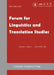 Forum for Linguistics and Translation Studies Issue I by Feng Duan
