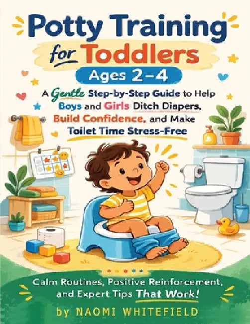 Potty Training for Toddlers Ages 2-4: A Gentle Step-by-Step Guide to Help Boys and Girls Ditch Diapers, Build Confidence, and Make Toilet Time Stress- by Naomi Westfield