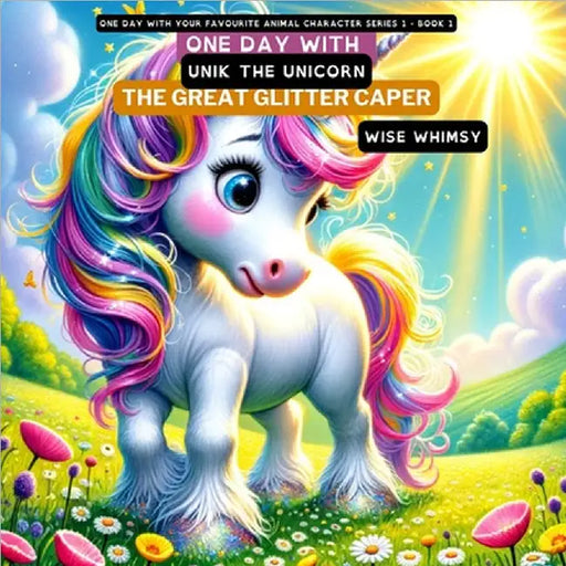One Day with Unik the Unicorn: The Great Glitter Caper by Wise Whimsy