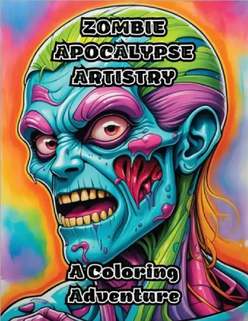 Zombie Apocalypse Artistry: A Coloring Adventure by Colorzen