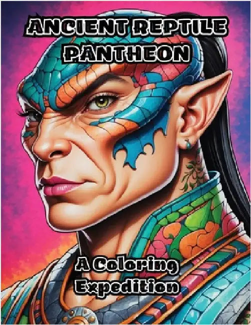 Ancient Reptile Pantheon: A Coloring Expedition by Colorzen