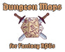 Dungeon Maps for Fantasy RPGs: 117 Unique Maps for Tabletop Role-Playing Games by Carrington Webb