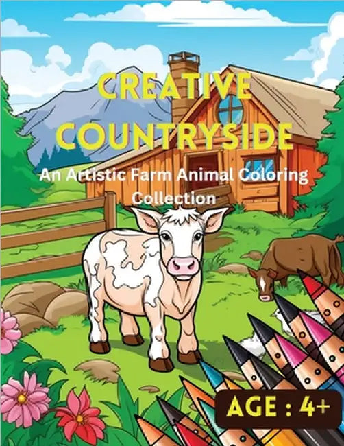 Creative Countryside: An Artistic Farm Animal Coloring Collection by A. Hazra