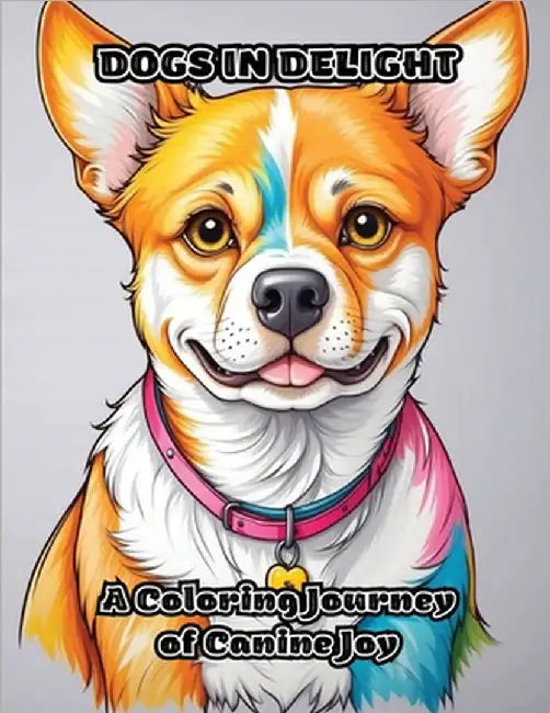 Dogs in Delight: A Coloring Journey of Canine Joy by Colorzen