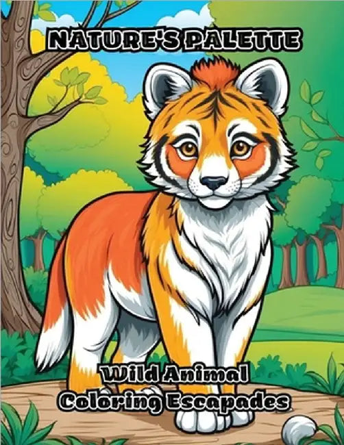 Nature's Palette: Wild Animal Coloring Escapades by Colorzen