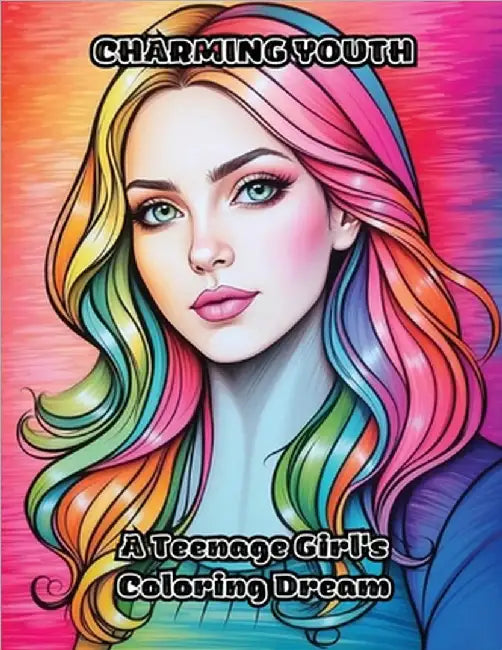 Charming Youth: A Teenage Girl's Coloring Dream by Colorzen