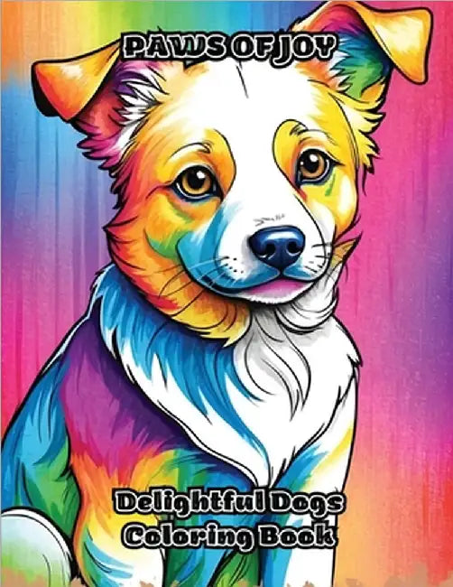 Paws of Joy: Delightful Dogs Coloring Book by Colorzen