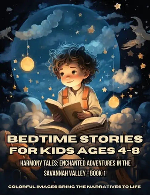 50 Bedtime Stories for Kids Ages 4-8: Book 1 - Harmony Tales: Enchanted Adventures in the Savannah Valley by Emma Dreamweaver