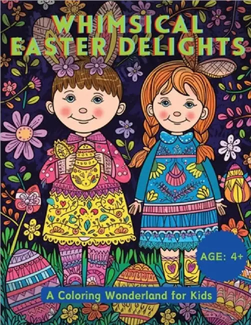 Whimsical Easter Delights: A Coloring Wonderland for Kids by A. Hazra