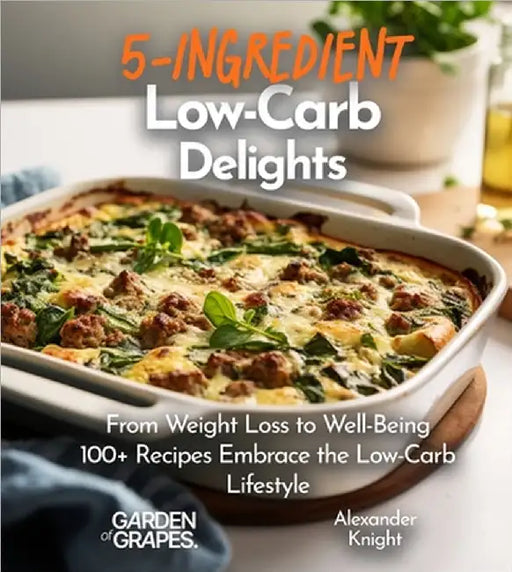 5-Ingredient Low-Carb Delights Cookbook: 100+ Japanese Plant-Based Comfort, Traditional Home Cooking with Easy Ingredients by Knight, Alexander
