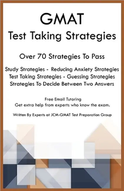 GMAT Test Taking Strategies by Test Preparation Group, Jcm-Gmat