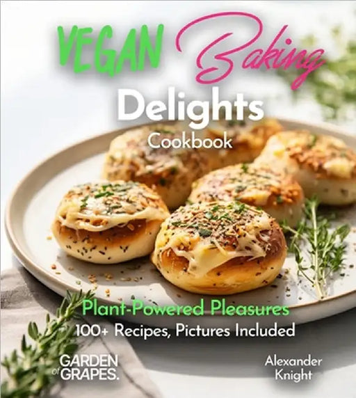 Vegan Baking Delights Cookbook: Plant-Powered Pleasures 100+ Recipes, Pictures Included by Alexander Knight