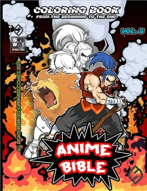 Anime Bible From The Beginning To The End Vol. 5: Coloring book by Ortiz, Javier